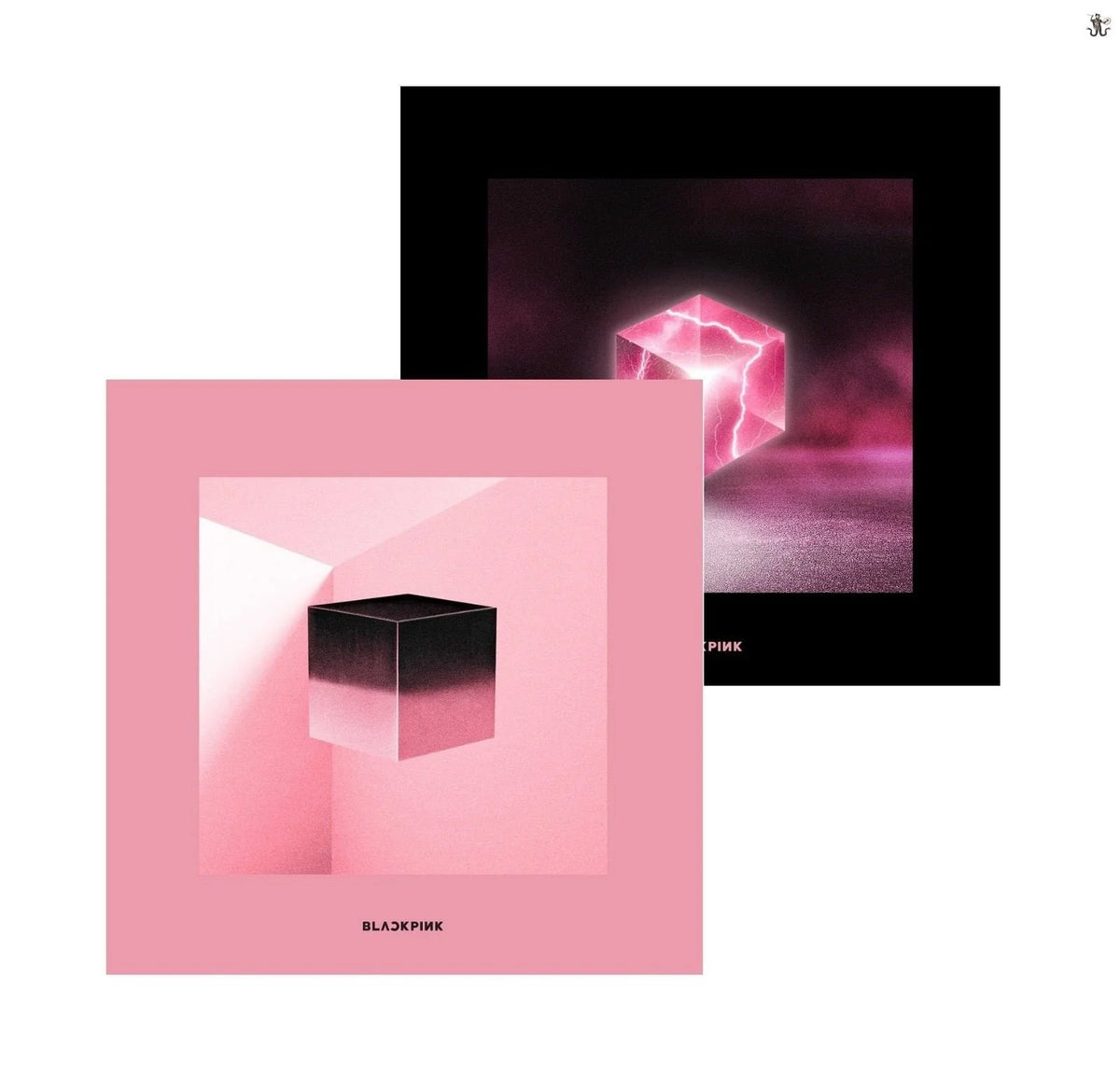 BLACKPINK SQUARE UP Pink Ver and Black Ver album front cover preview official Kpop 1st Mini Album