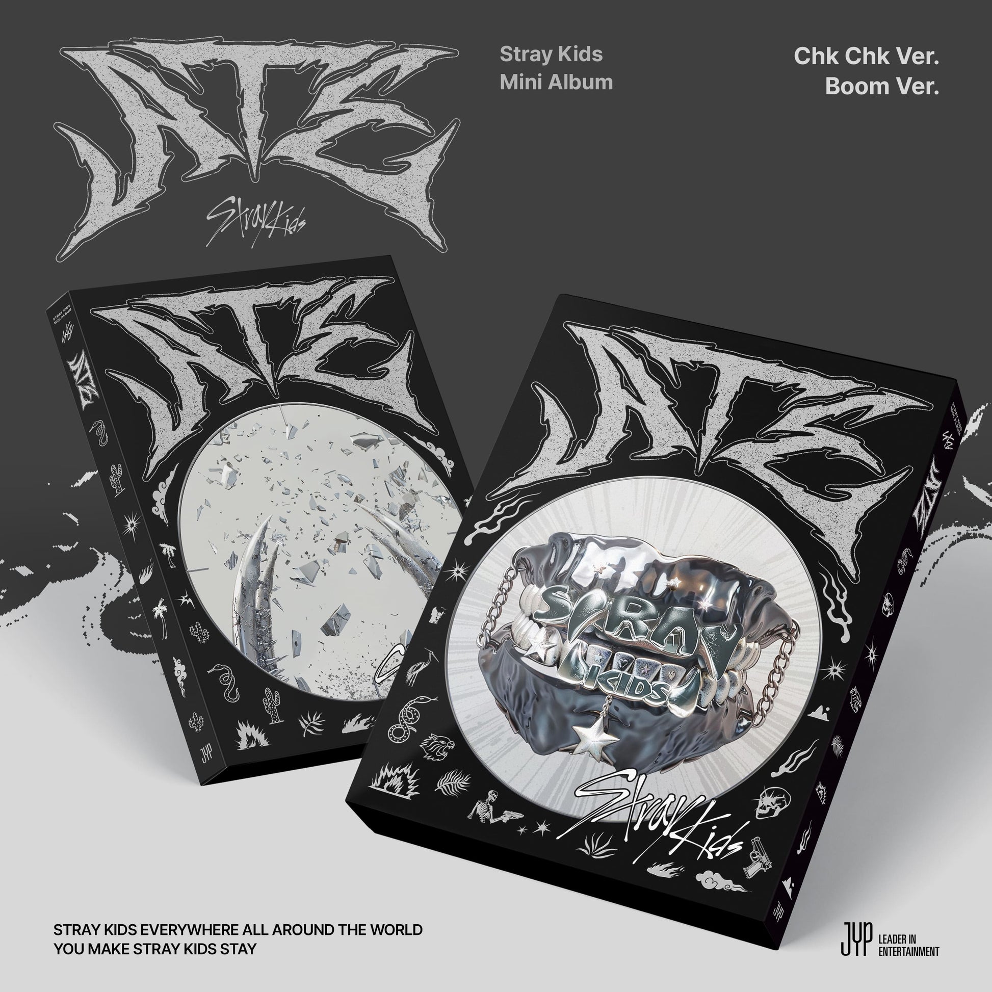 Stray Kids ATE album cover preview Chk Chk Boom versions