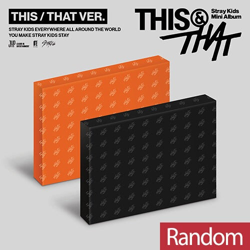 Stray Kids THIS & THAT album THIS Ver and THAT Ver covers preview official Kpop album with Aladin preorder benefit photocard