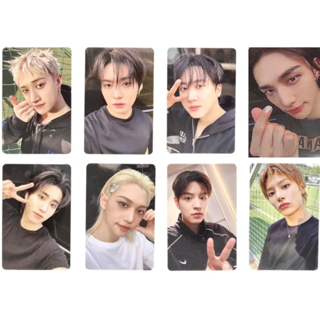 Stray Kids THIS and THAT Aladin POB selfie photocards all 8 member versions preview official preorder benefit photocard collection
