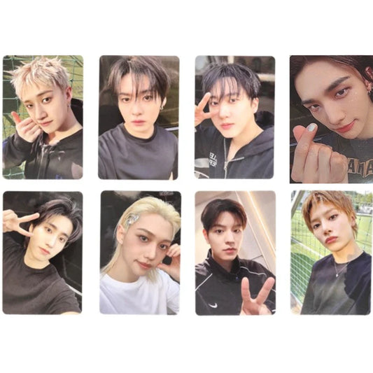 Stray Kids THIS and THAT Aladin POB selfie photocards all 8 member versions preview official preorder benefit photocard collection