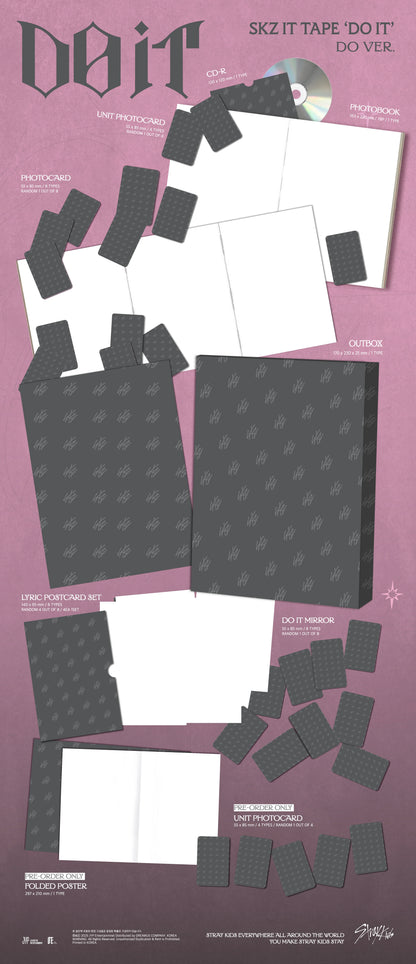 [Pre Order] Stray Kids - SKZ IT TAPE [DO IT] DO ver. – Includes POB.