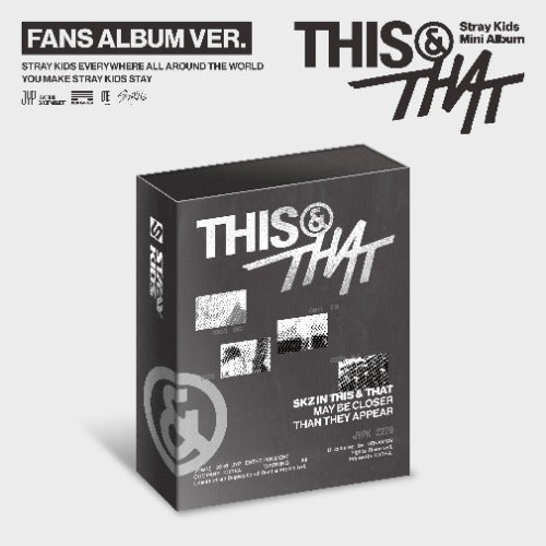 Stray Kids THIS and THAT FANS Album version official Kpop platform album preview