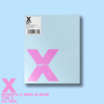 MONSTA X 13th Mini Album [THE X] (UNKNOWN X Ver. / UNDERDOG Ver. / HELLO X Ver. / XX Ver.).