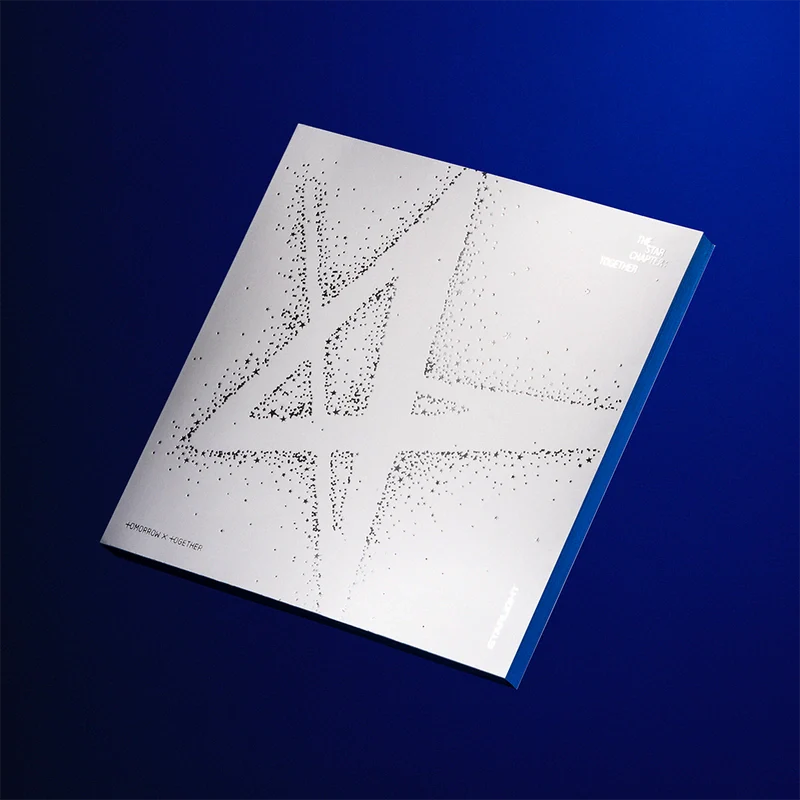 TOMORROW X TOGETHER 4th Full Album [The Star Chapter: TOGETHER] STARLIGHT Version front cover, official K-pop album with photobook, CD, poster, photocards, and fan merchandise.