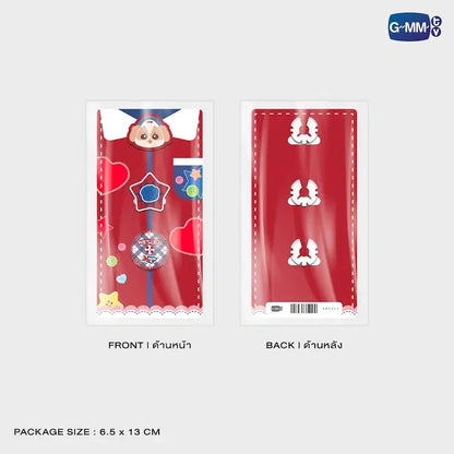 Wesley button cover set packaging front and back official GMMTV merchandise collectible accessory