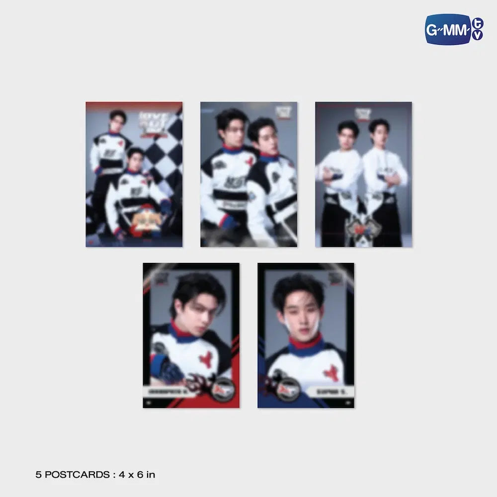 William Est postcards Heart Race 2026 4x6 collectible photos