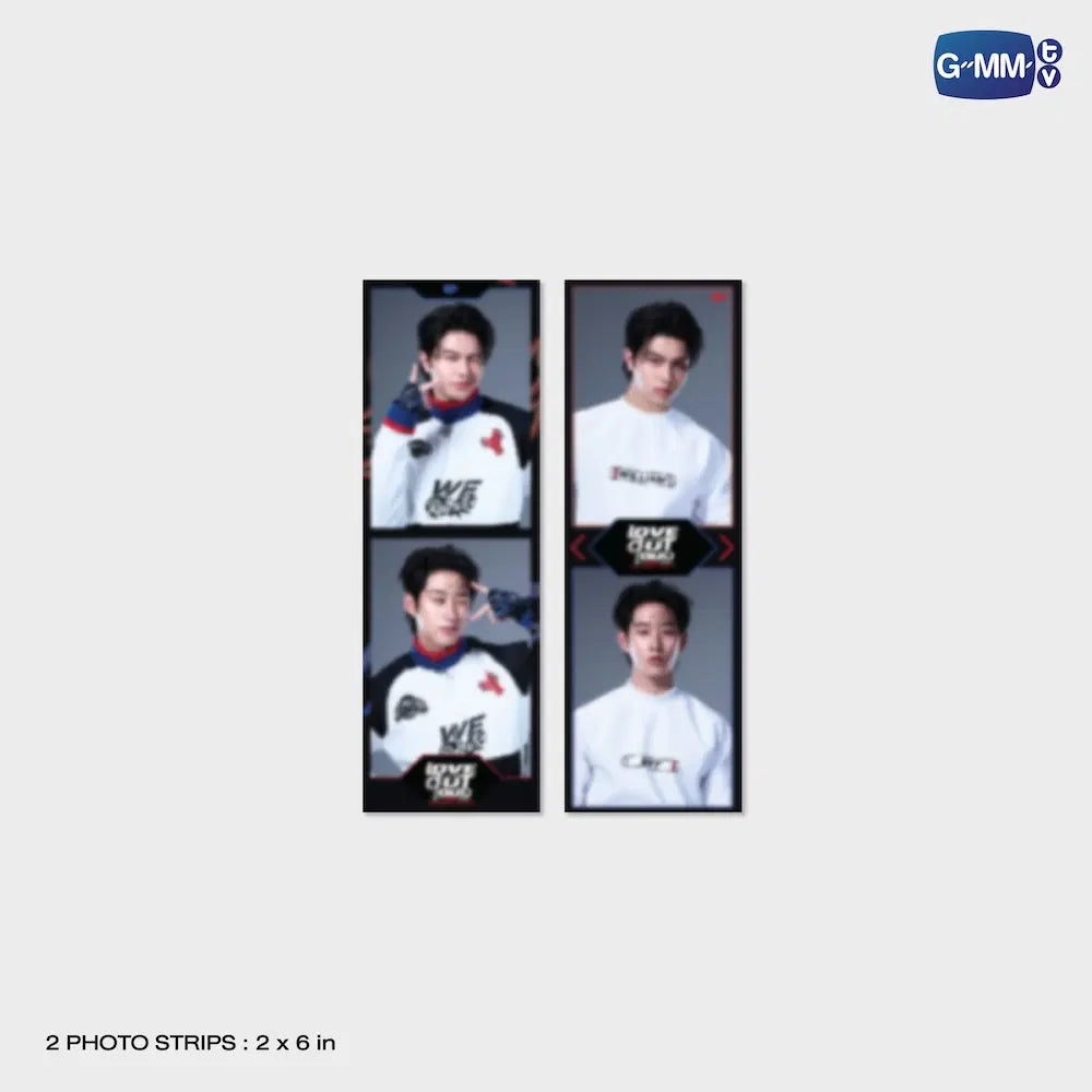 William Est photo strips Heart Race collectible strip photos