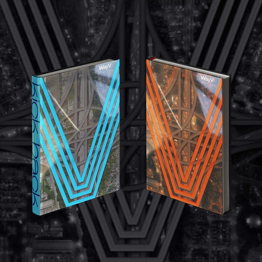 Cover of WayV’s 3rd Mini Album ‘Kick Back’ Random Version, including Stranger and Hitchhiker versions.