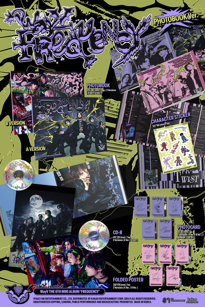 WayV FREQUENCY 6th Mini Album photobook version A and B covers K-pop album
