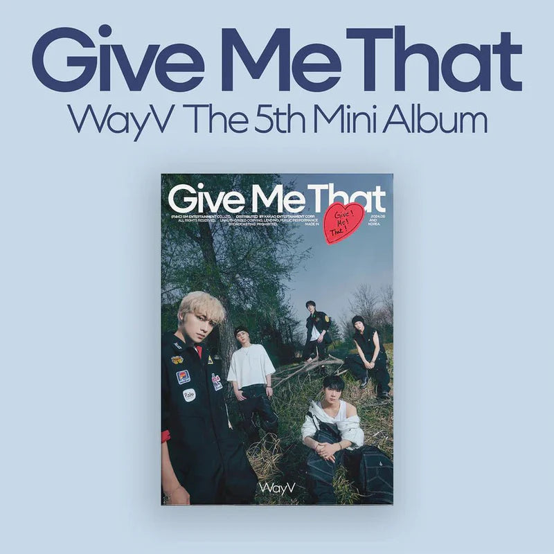 WayV Give Me That photobook album – Cover A.