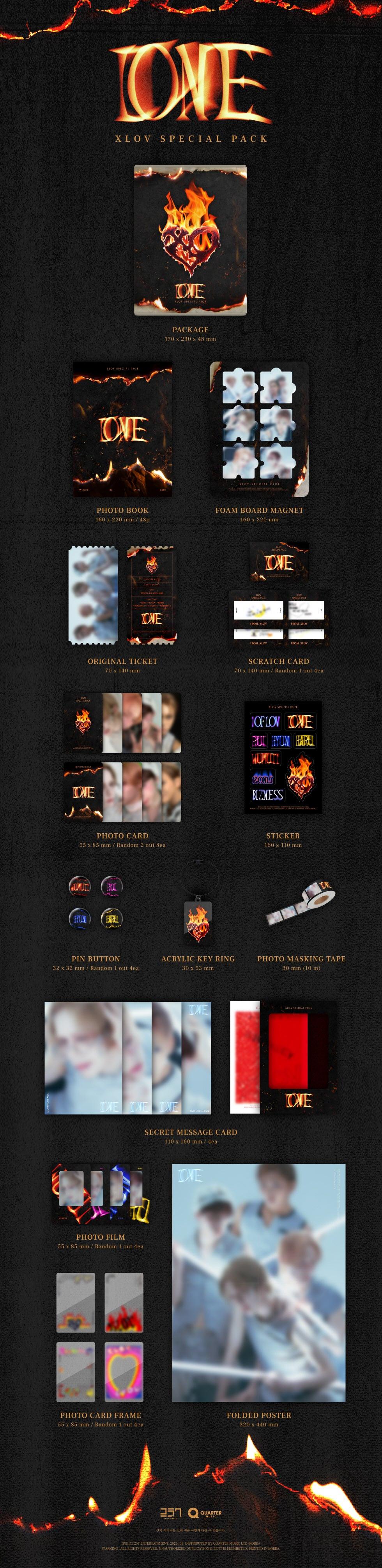 XLOV – I ONE (Special Pack) | Official K‑Pop Album
