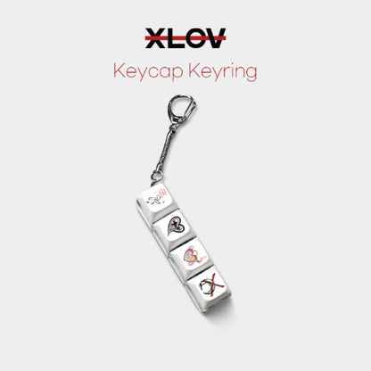 XLOV 2ND FAN FANMEETING [CLOXE 2U] Official MD Keycap Keyring – product title display with attached keycap keyring.