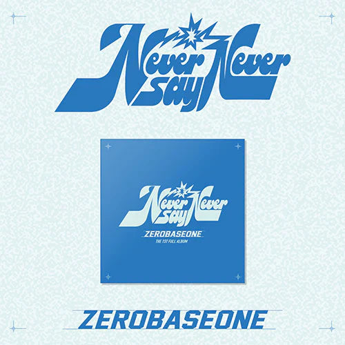 Front cover of ZEROBASEONE 1st Full Album [NEVER SAY NEVER] SLAM DUNK version.