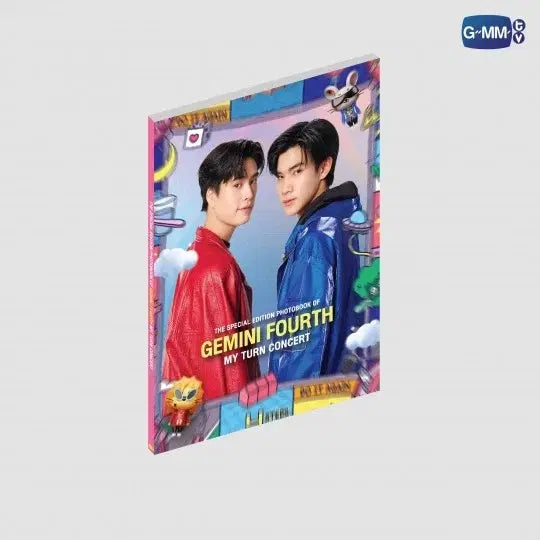 GEMINI FOURTH MY TURN CONCERT Special Edition Photobook front cover official GMMTV merchandise featuring Gemini and Fourth